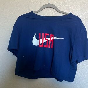 Blue USA Soccer Nike T-shirt